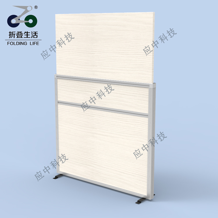 一字型無動(dòng)力屏風(fēng)（木紋色）